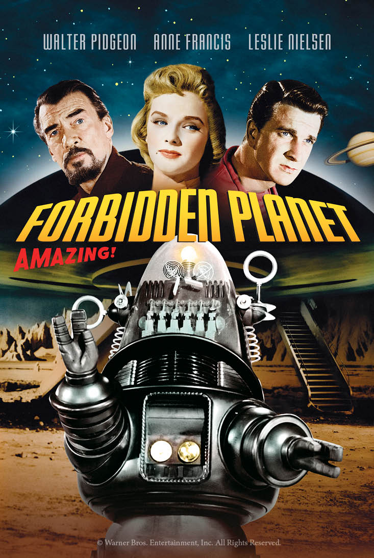 FORBIDDEN PLANET, ANNE FRANCIS, Repro affiche cinéma (40X60cm), HQ FORBIDDEN PLANET, ANNE FRANCIS, Repro affiche cinéma (40X60cm), HQ